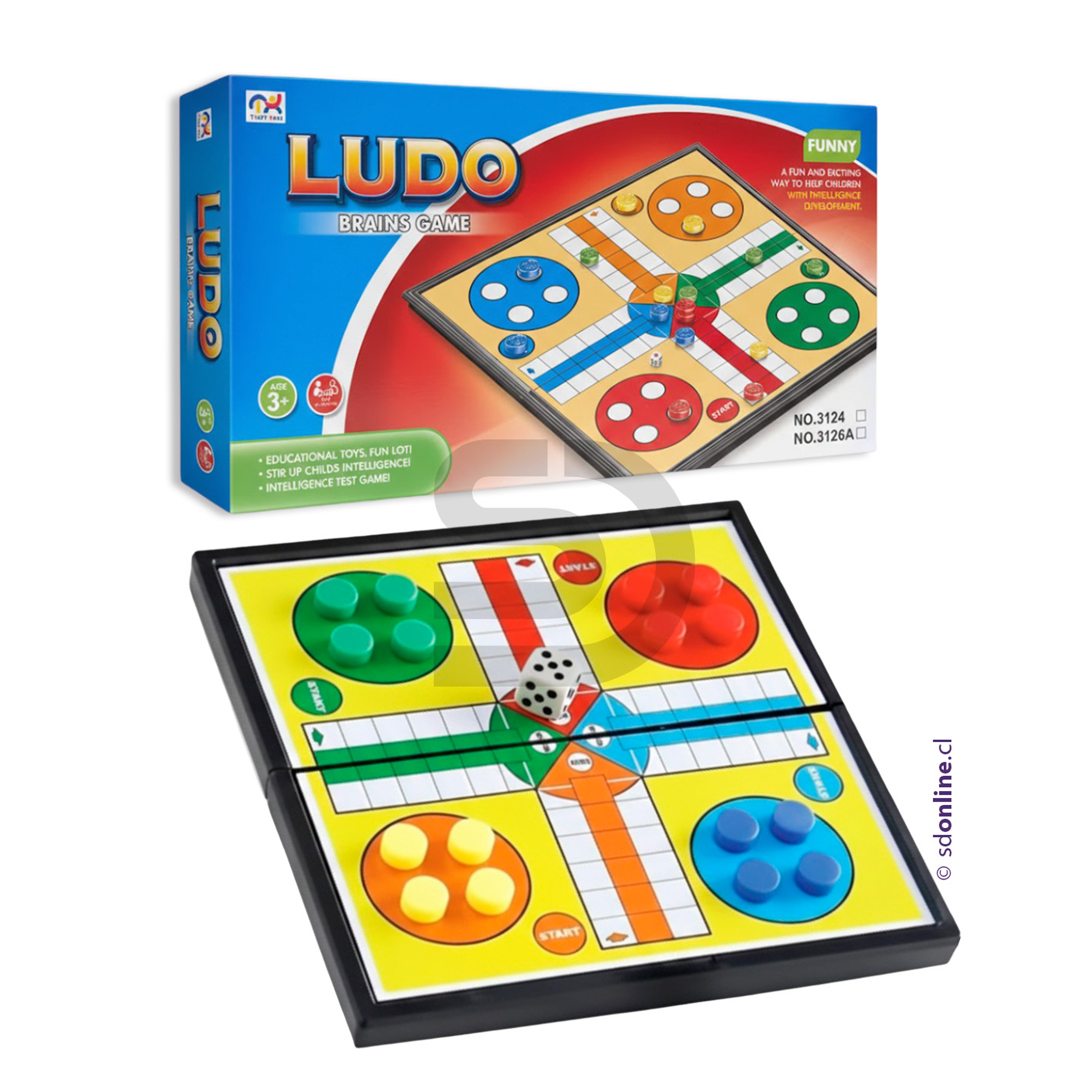Ludo magnético grande 1