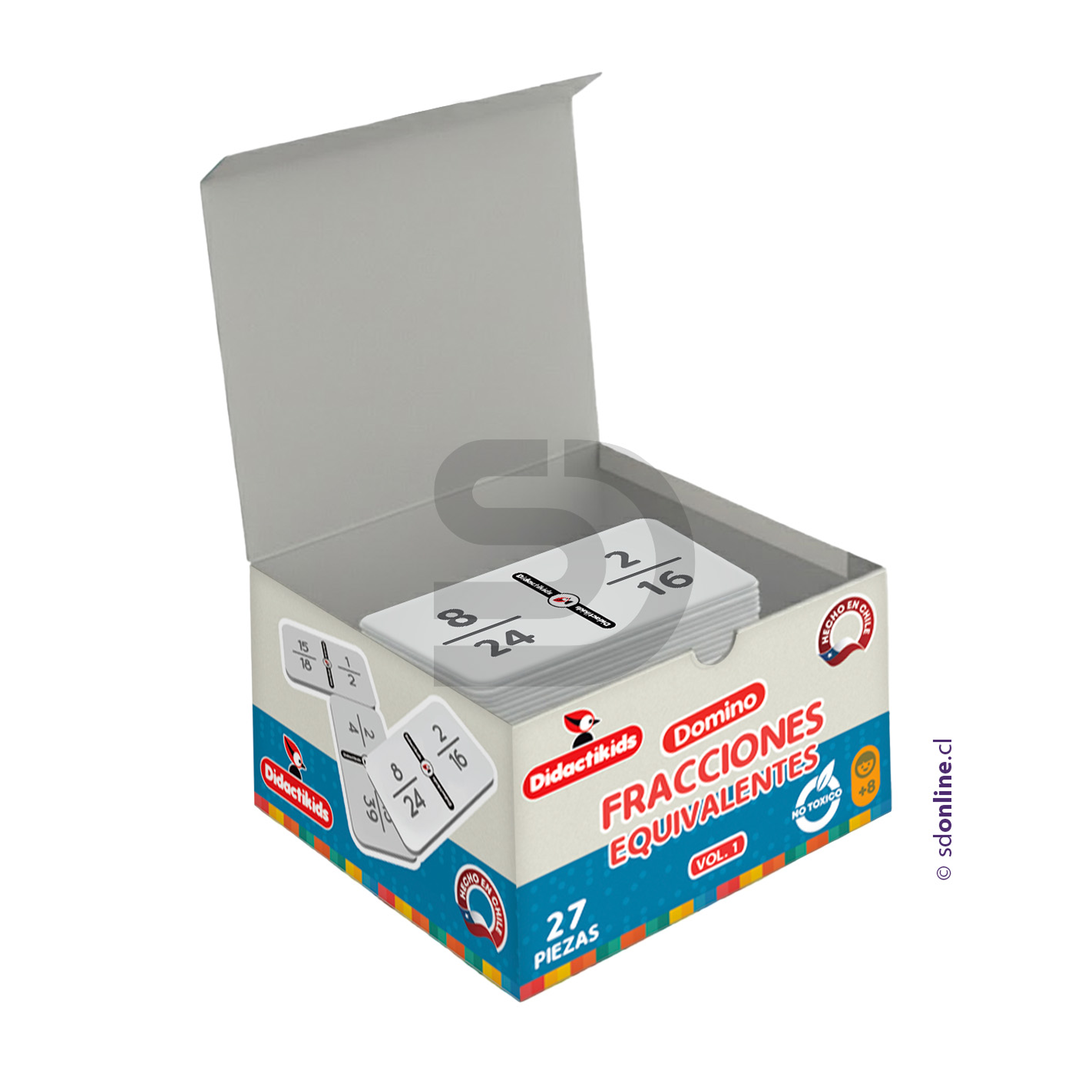 Dominó de fracciones equivalentes 2