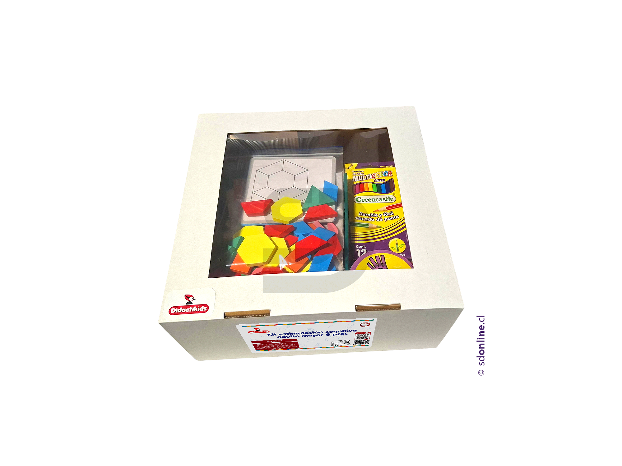 Kit estimulación cognitiva adulto mayor 6 pzas 3