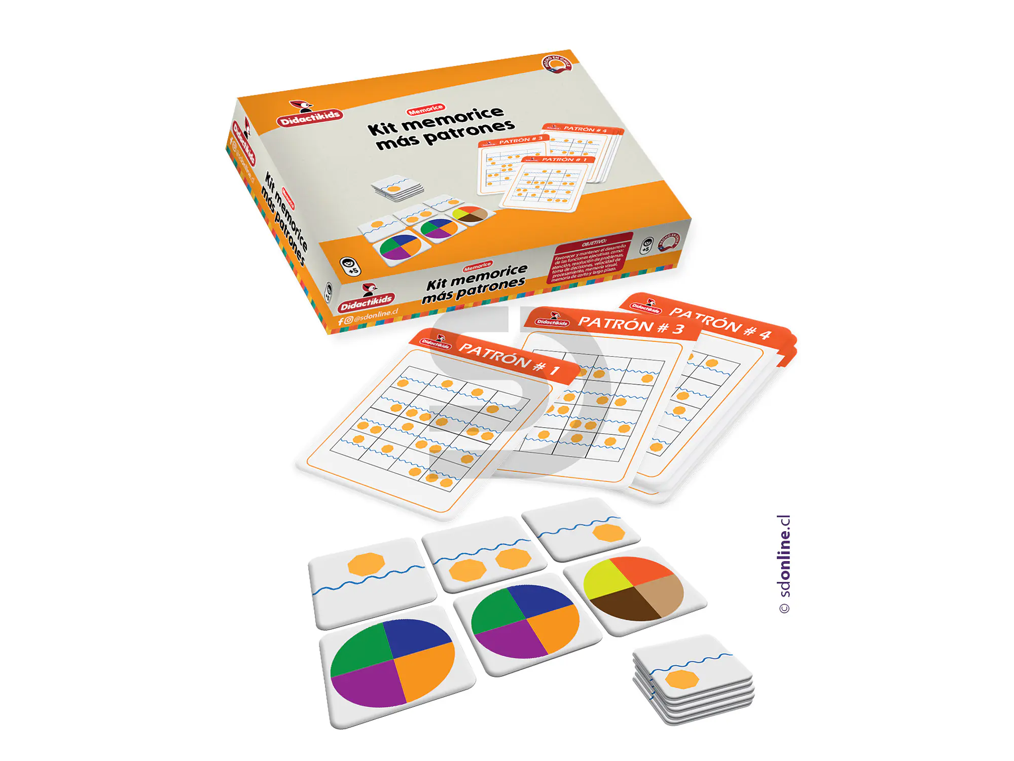Kit memorice adulto mayor más patrones 1