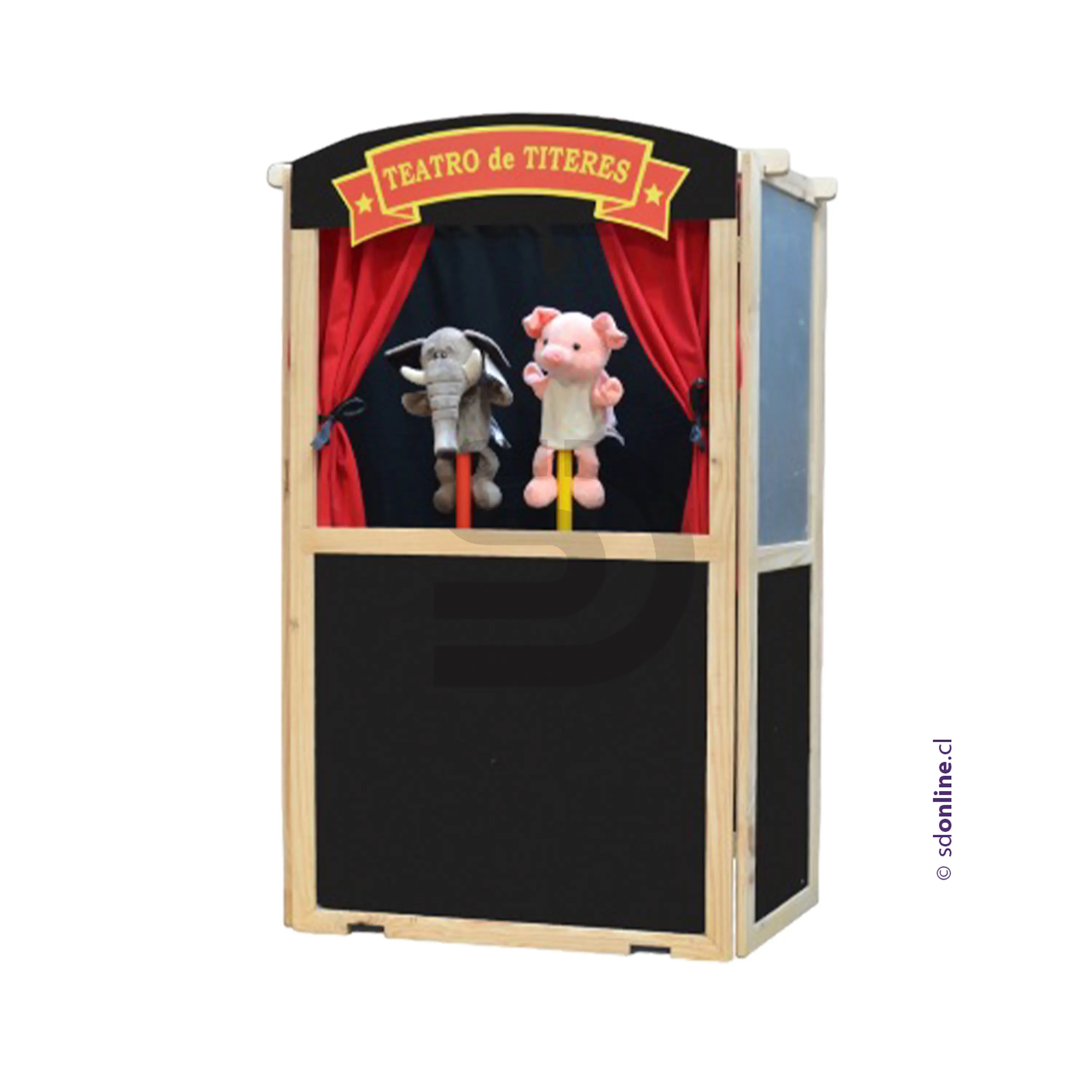 Teatro de títeres alto 130 cm 2