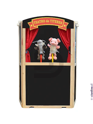 Teatro de títeres alto 130 cm