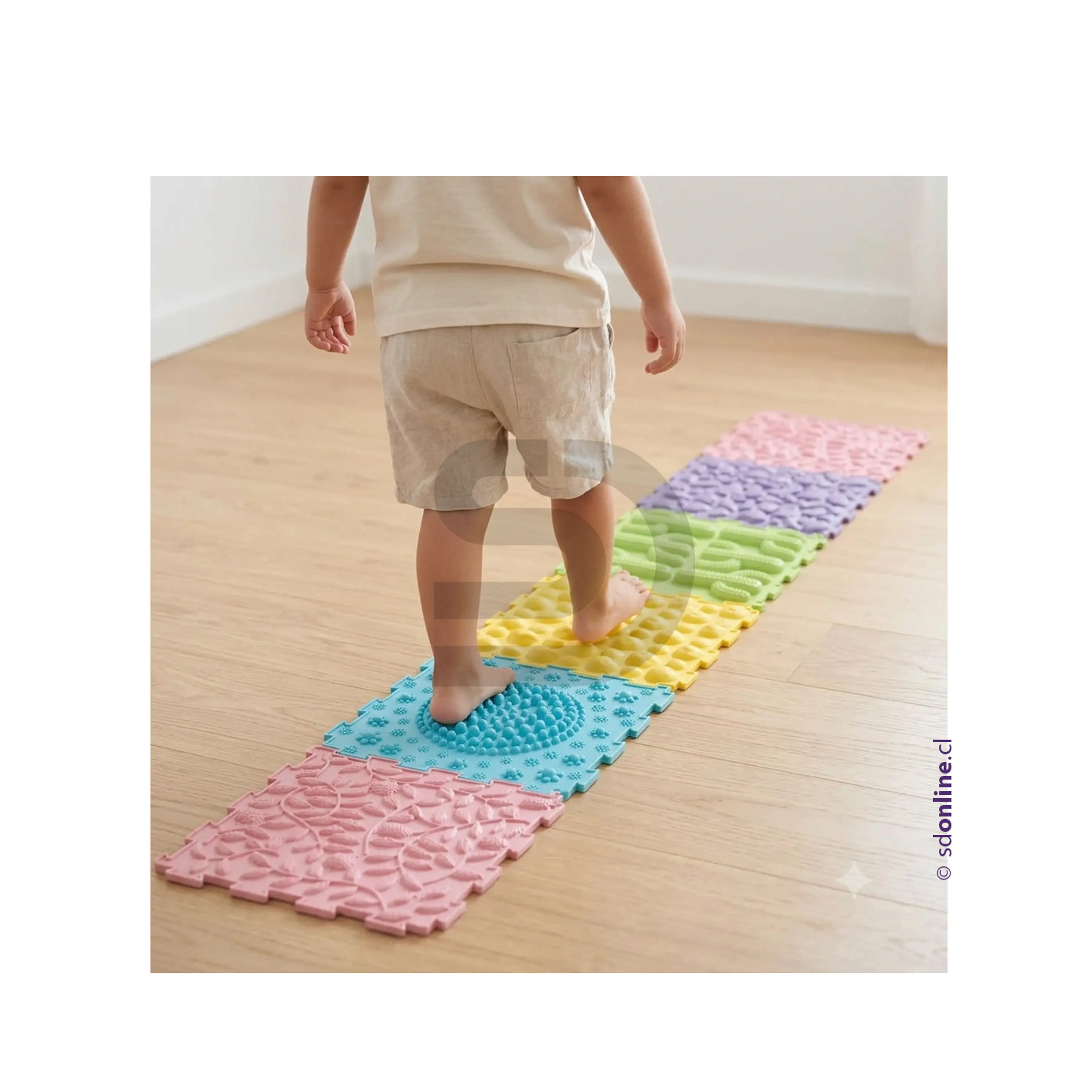 Tapete sensorial infantil texturizados 2