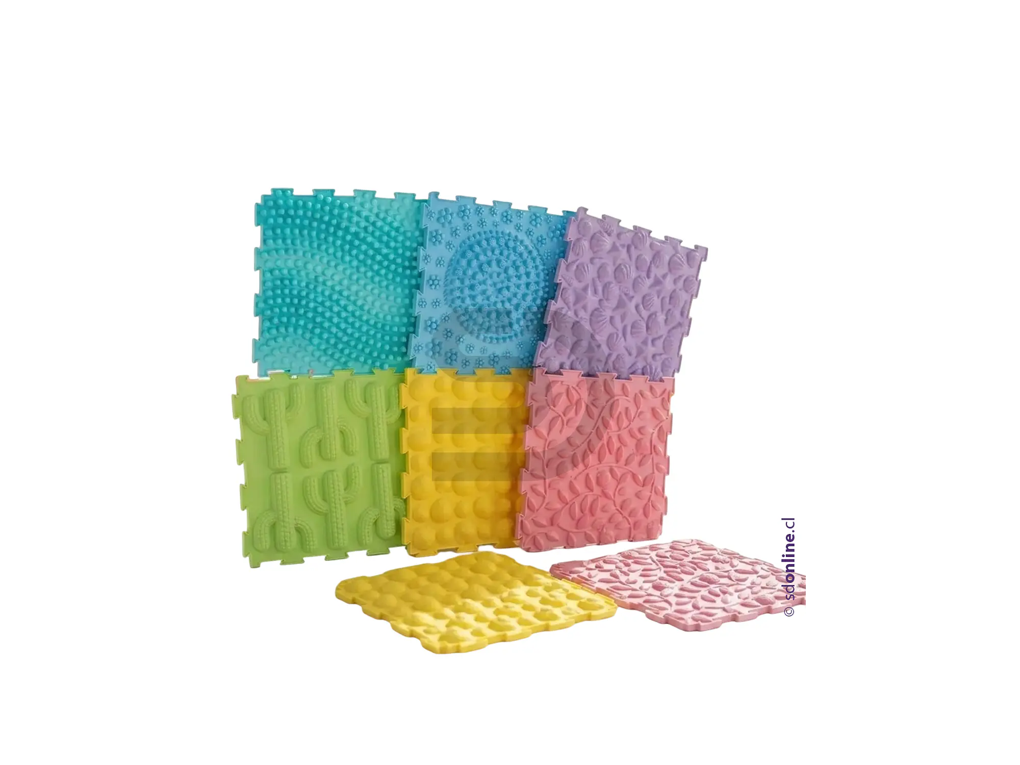 Tapete sensorial infantil texturizados 1