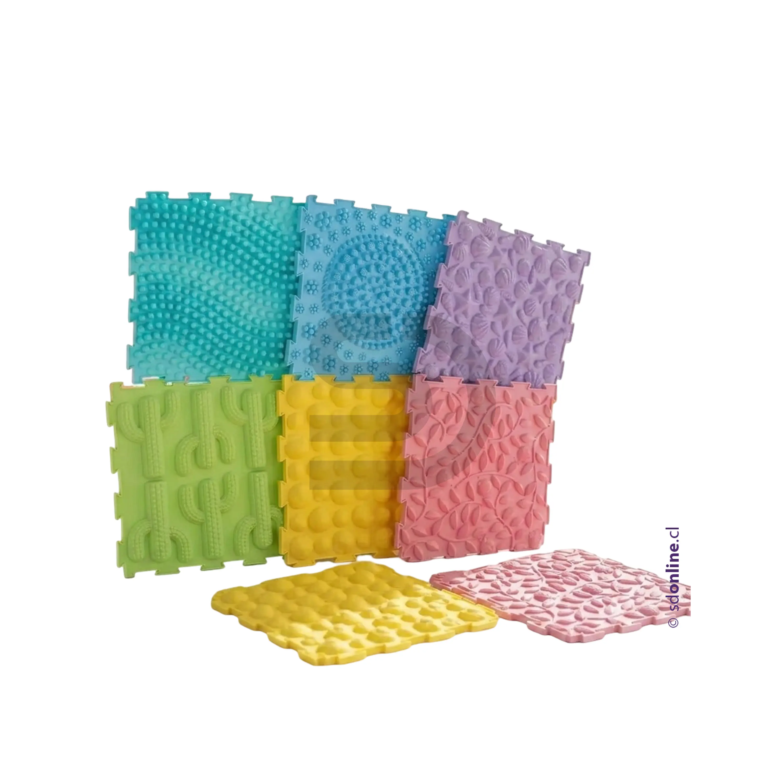 Tapete sensorial infantil texturizados 1