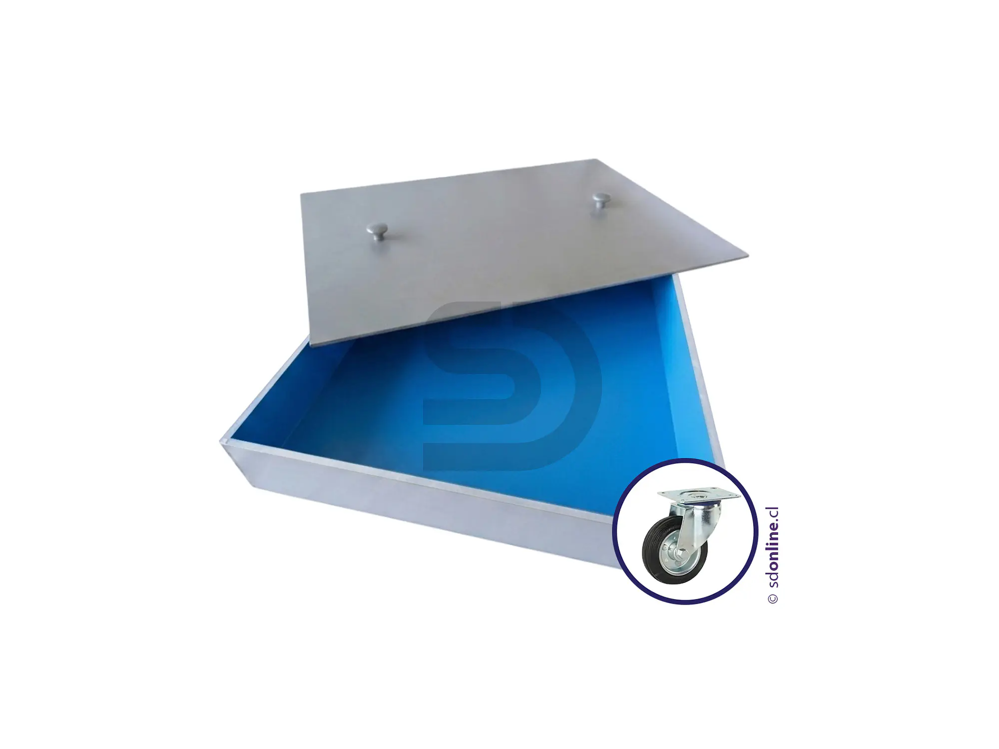 Caja de arena con ruedas 1