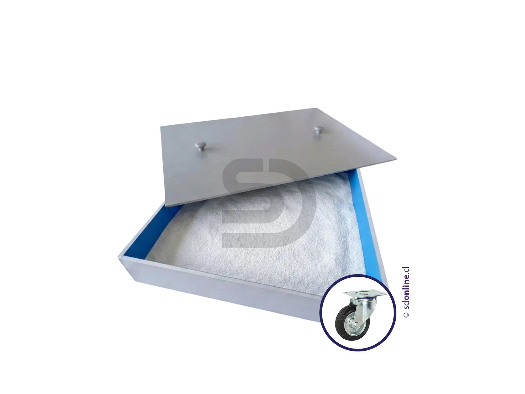 Caja de arena con ruedas 2