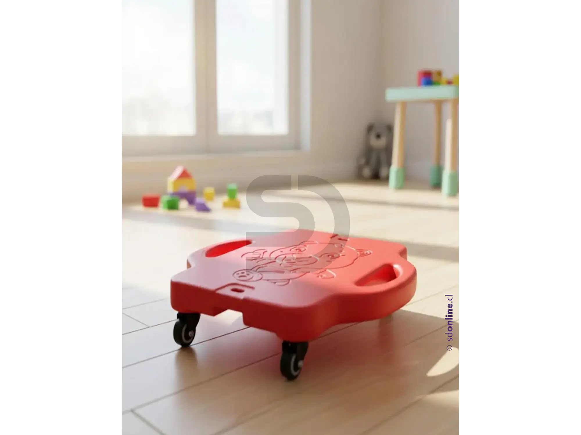 Kit terapéutico rampa patineta y cojín de seguridad didactikids 3