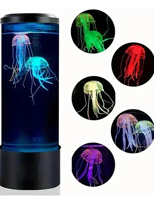 Lámpara nocturna LED sensorial medusas 7 colores