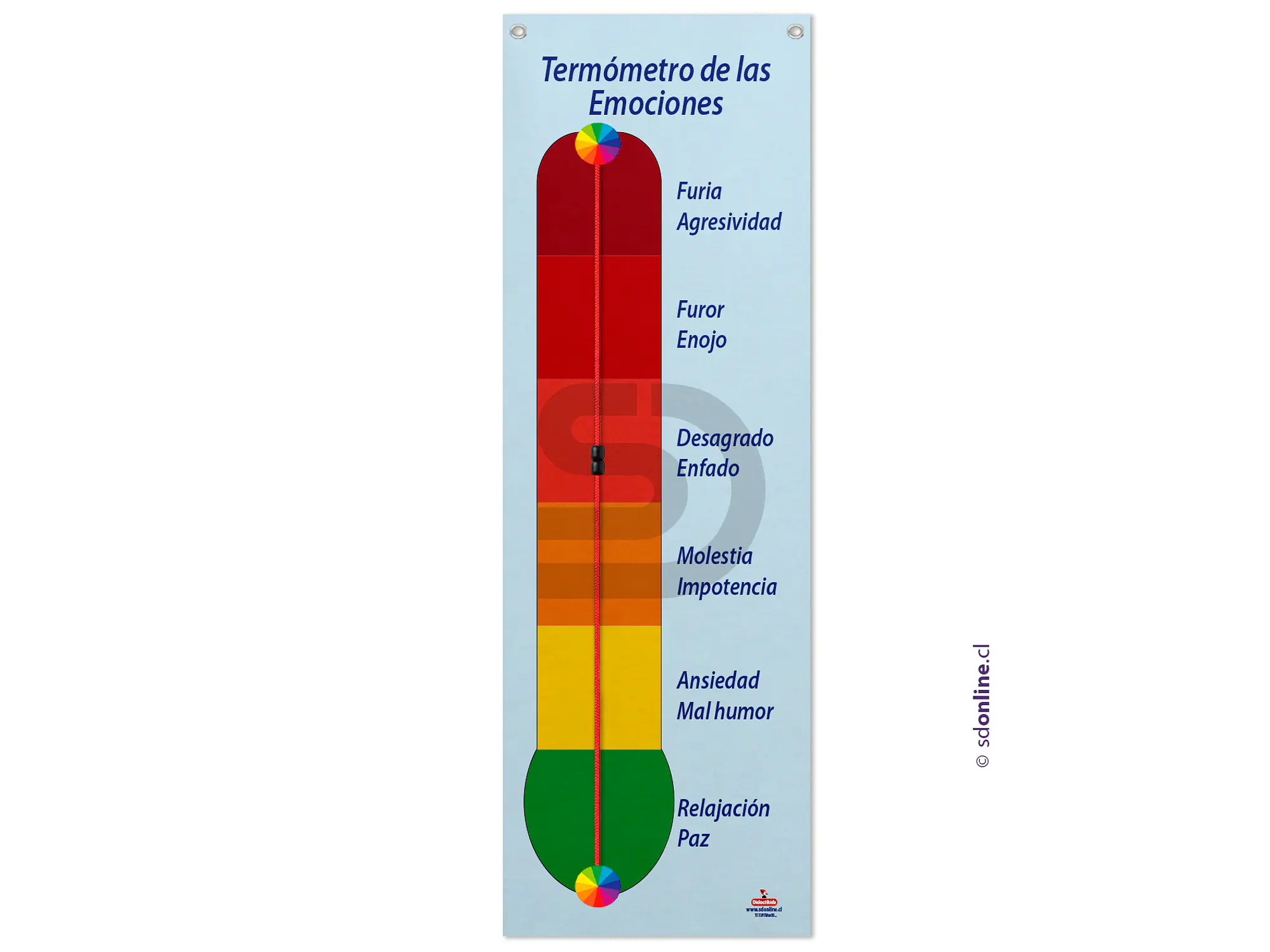 Termómetro de las emociones gigante 2