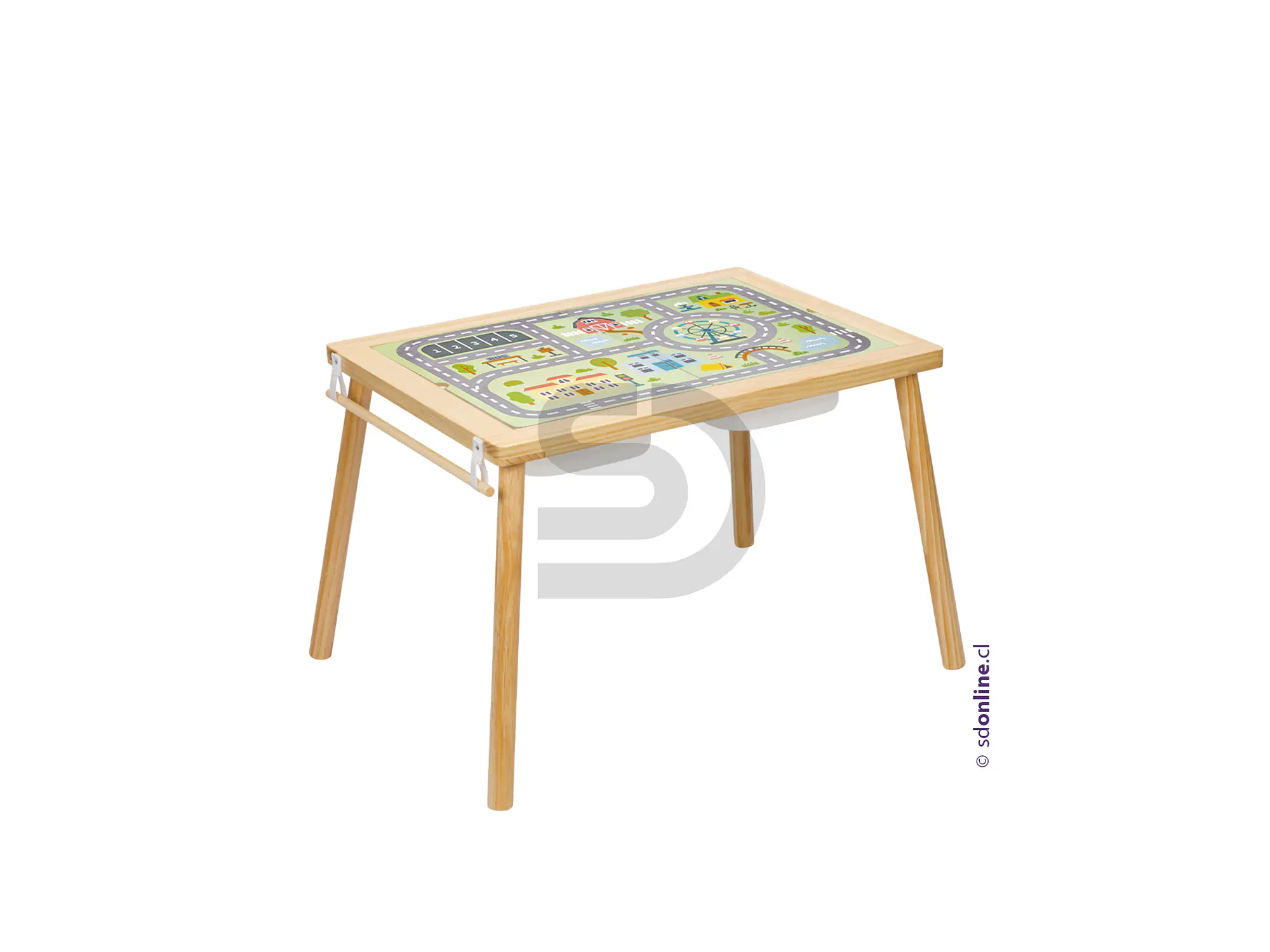 Mesa sensorial 2 reparticiones con actividades 3