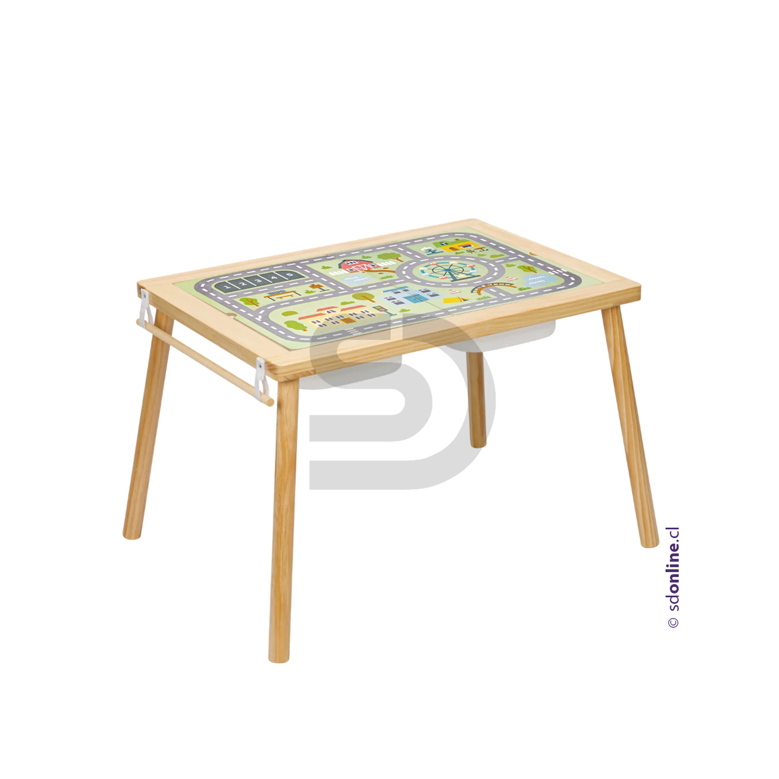 Mesa sensorial 2 reparticiones con actividades 3
