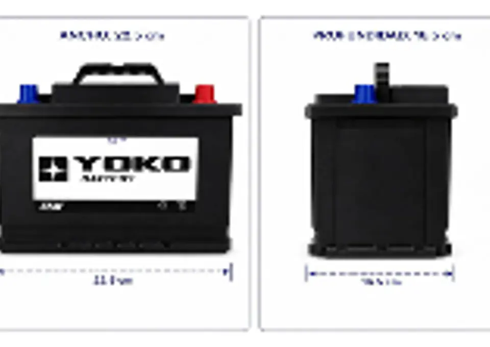 Bateria 55amp Cca 480 Postivo Derecho Yoko 4