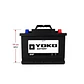Bateria 55amp Cca 480 Positivo Derecho Yoko - Miniatura 3