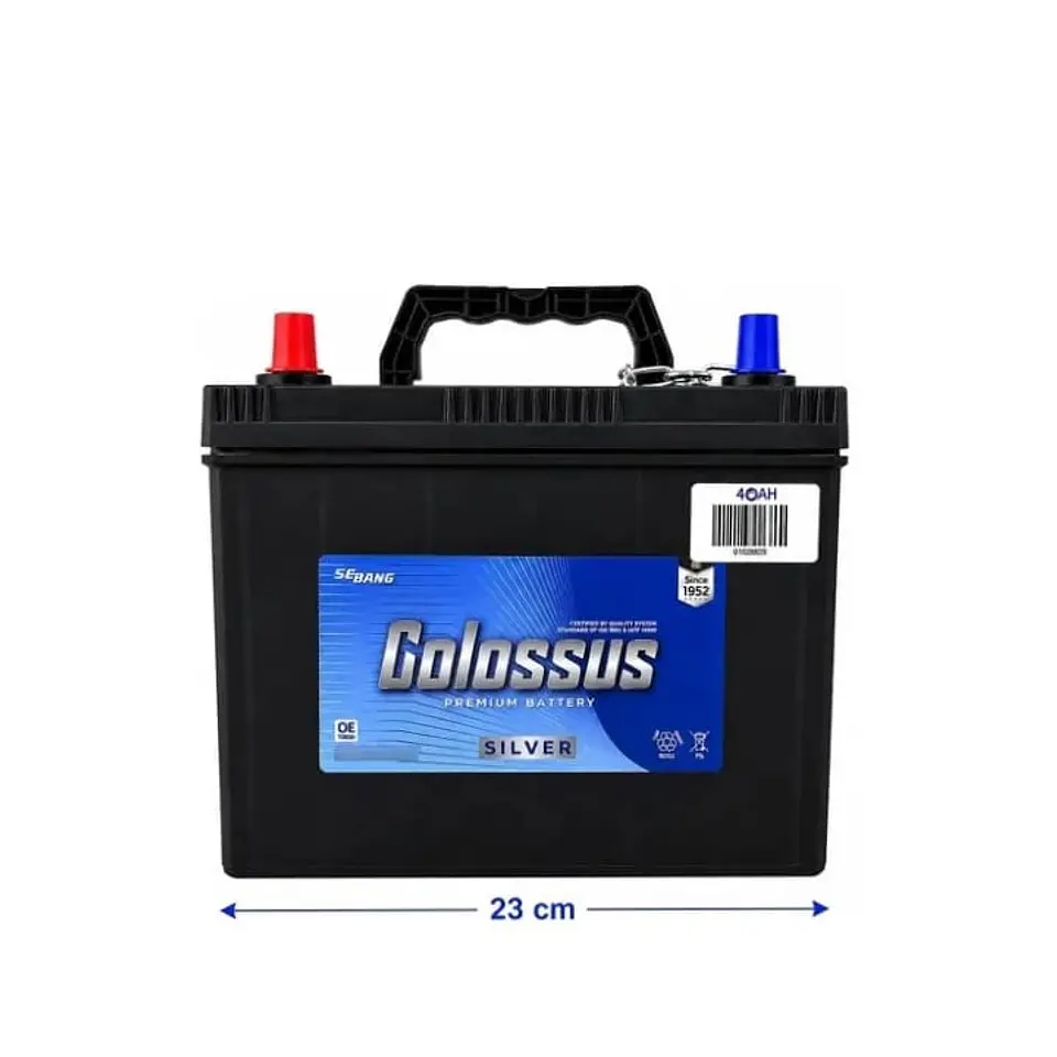 Bateria 40amp Cca 400 Positivo Izquierdo Colossus 3