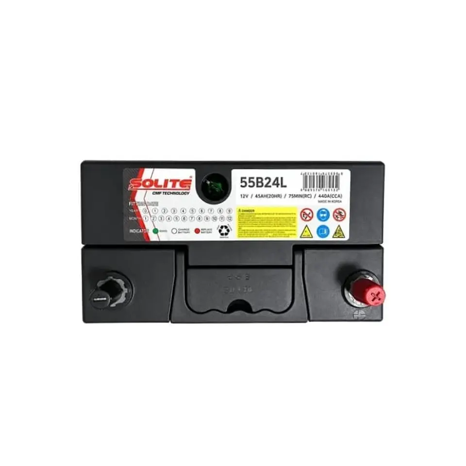 Bateria 45amp cca 440 positivo derecho solite 2