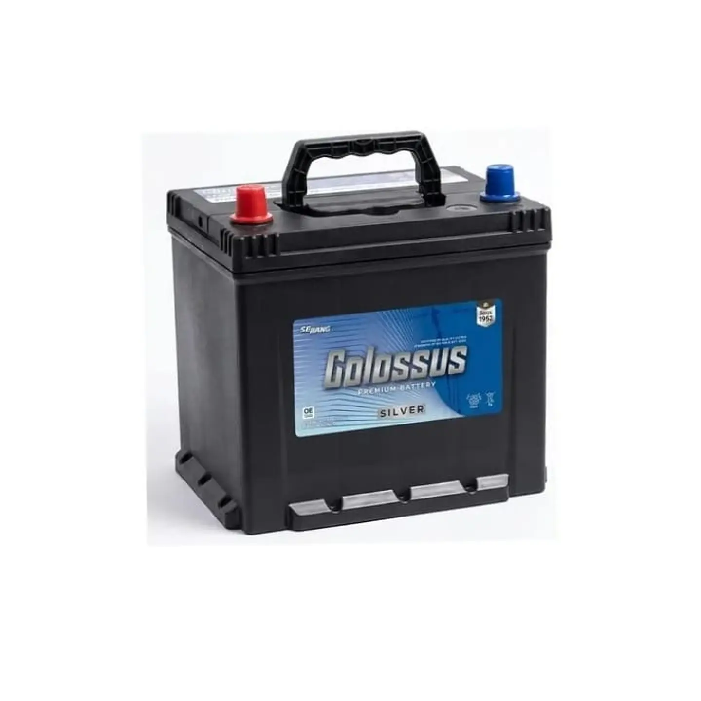 Bateria 60amp cca 450 positivo izquierdo colossus 1