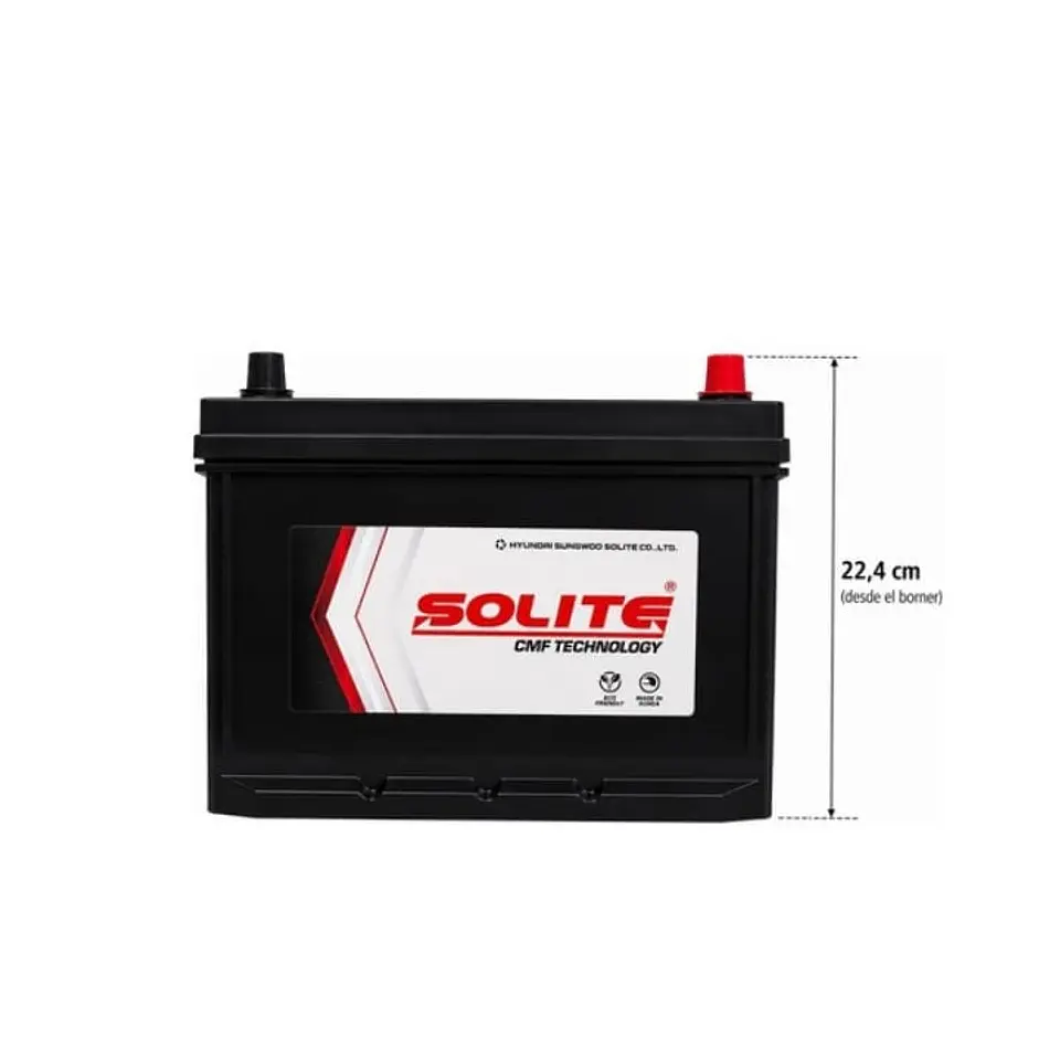 Bateria 70amp cca 620 positivo derecho solite 4