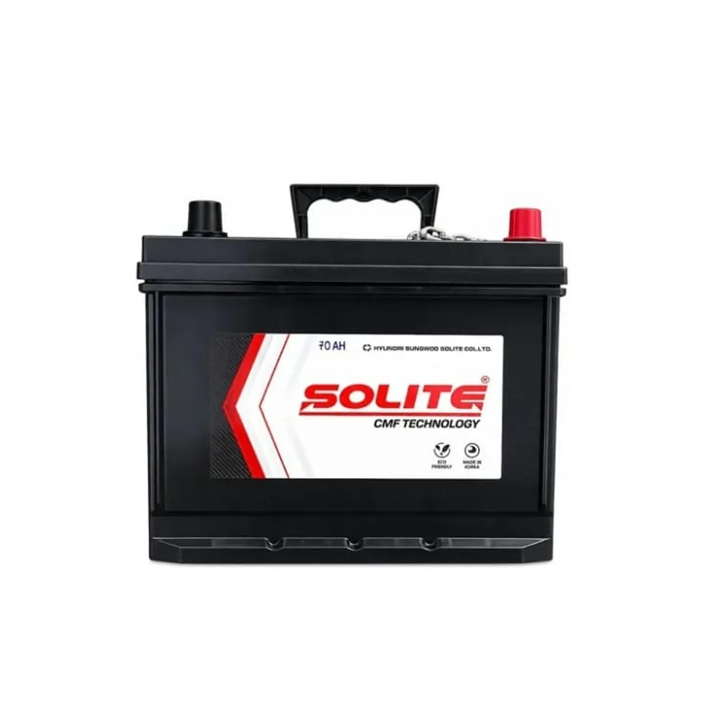 Bateria 70amp cca 620 positivo derecho solite 1