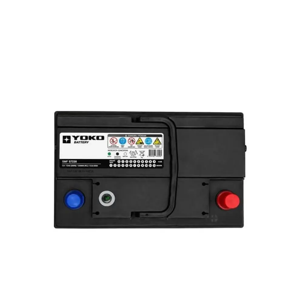 BATERIA 72AMP CCA 610 POSITIVO DERECHO YOKO 2