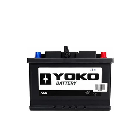 BATERIA 72AMP CCA 610 POSITIVO DERECHO YOKO