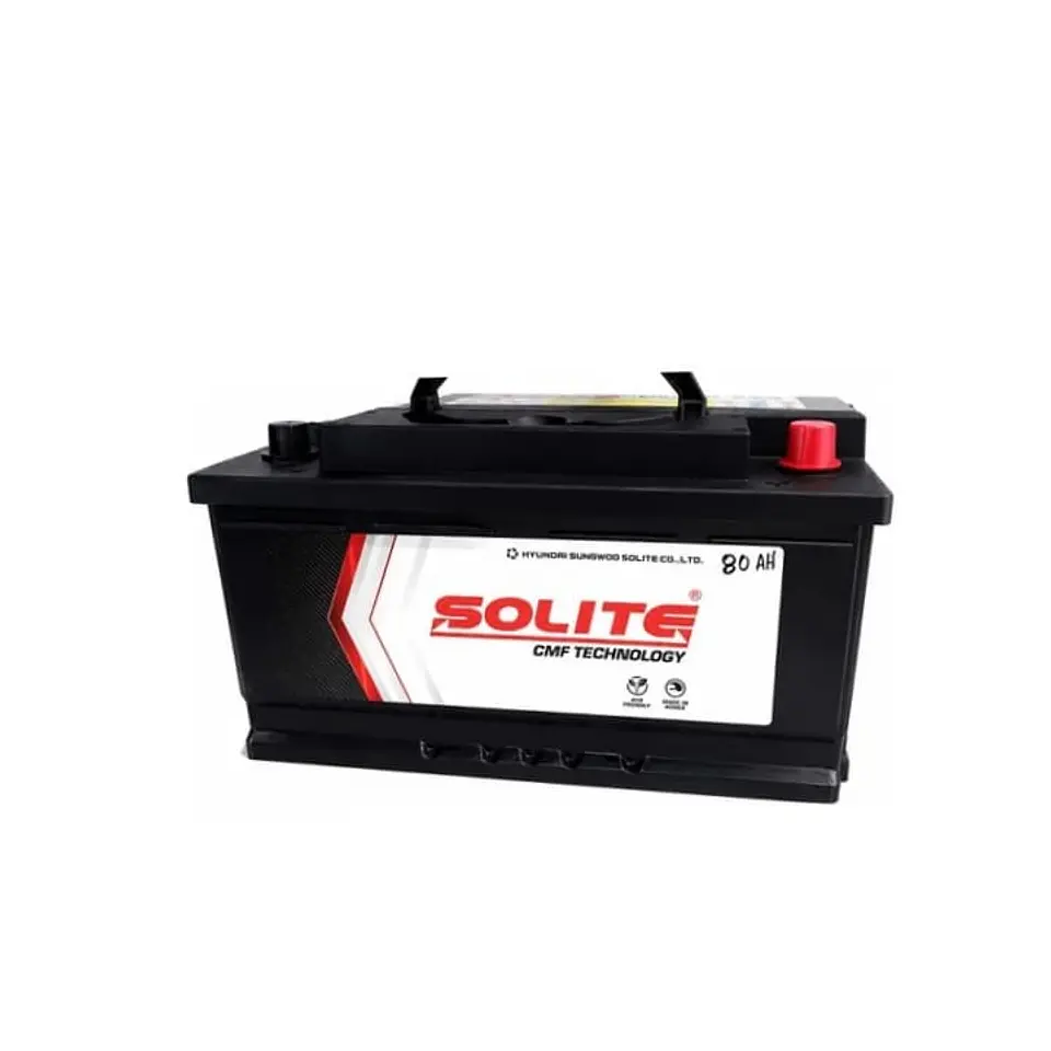 BATERIA 80AMP CCA 700 POSITIVO DERECHO SOLITE  1