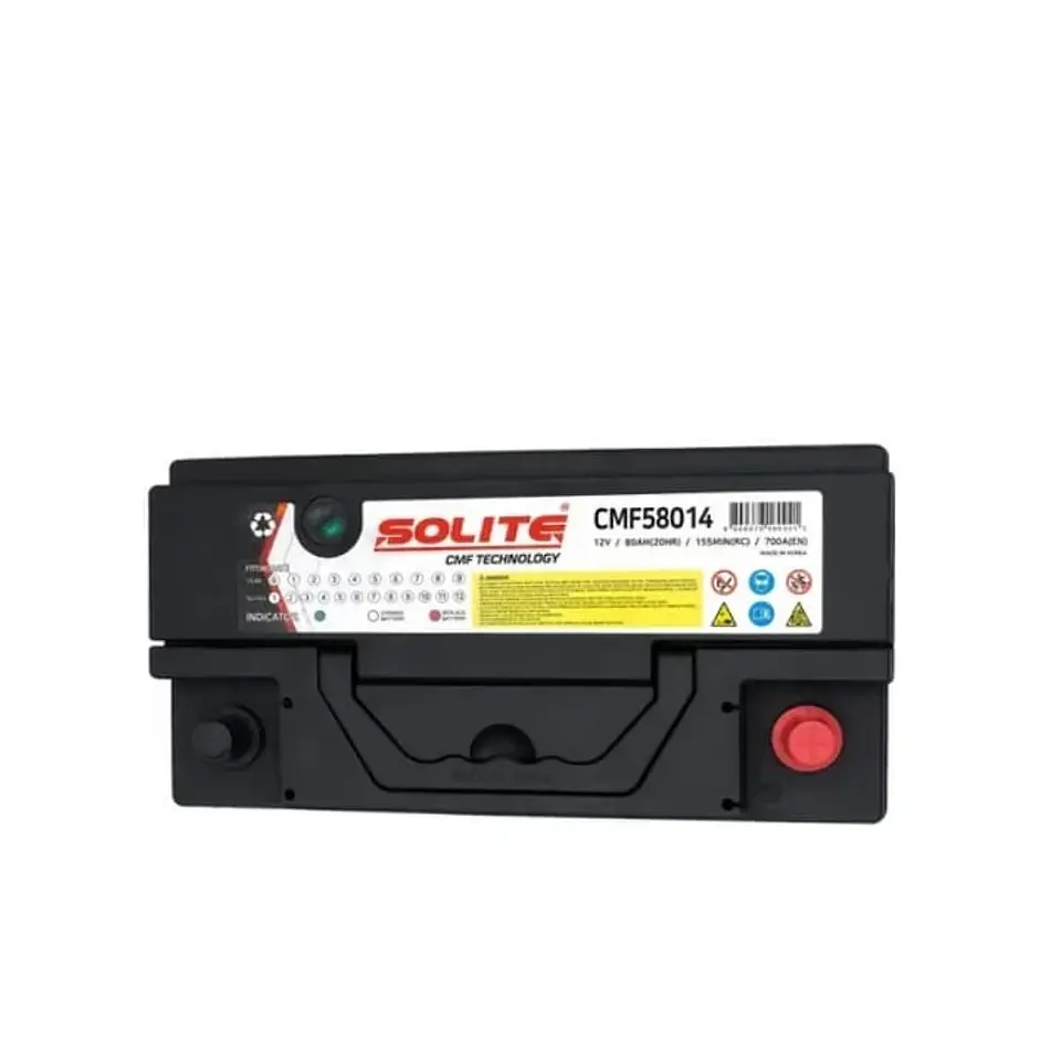BATERIA 80AMP CCA 700 POSITIVO DERECHO SOLITE  2