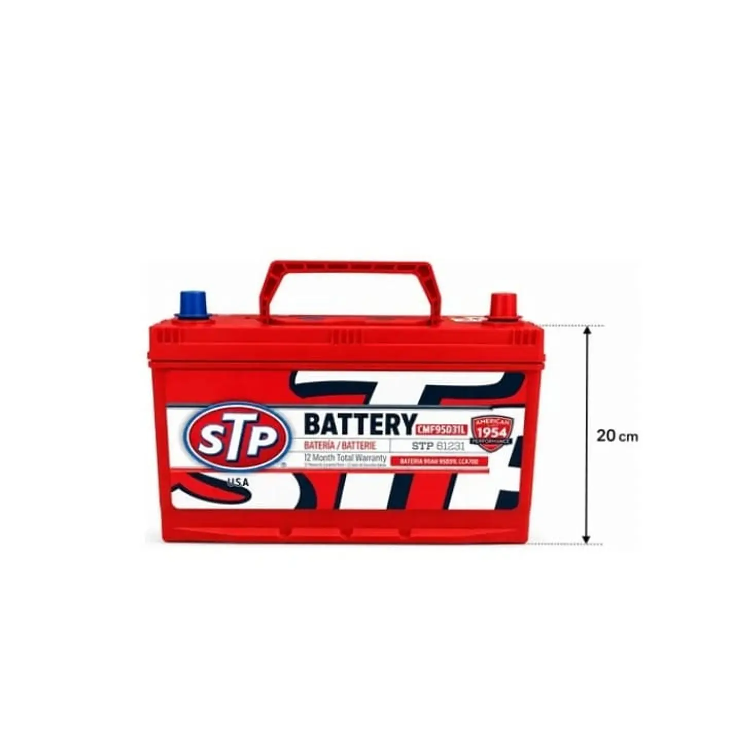 Bateria 90amp cca 700 positivo derecho stp 4