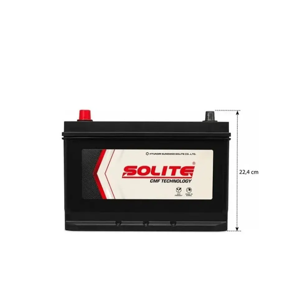 Bateria 90amp cca 750 positivo izquierdo solite 4