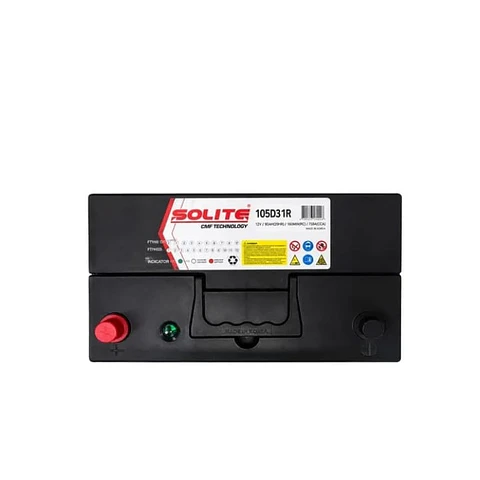 Bateria 90amp cca 750 positivo izquierdo solite