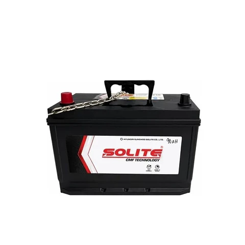 Bateria 90amp cca 750 positivo izquierdo solite
