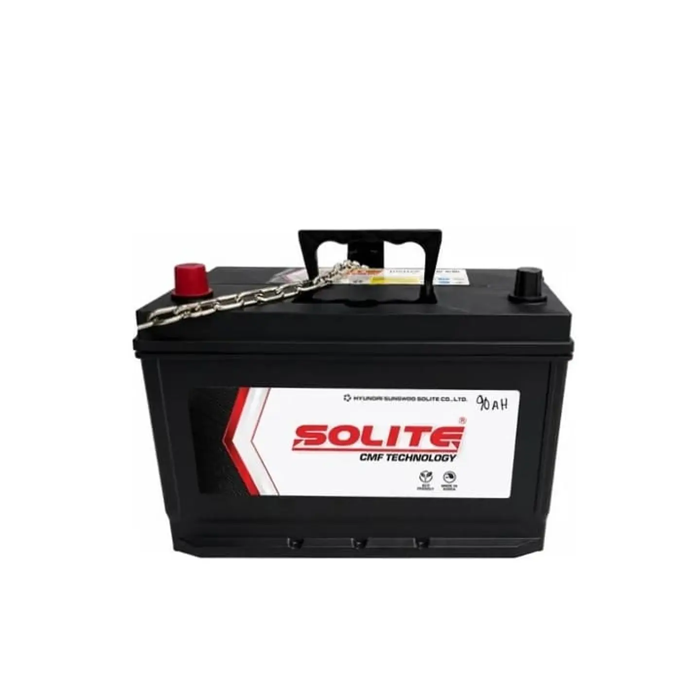 Bateria 90amp cca 750 positivo izquierdo solite 1