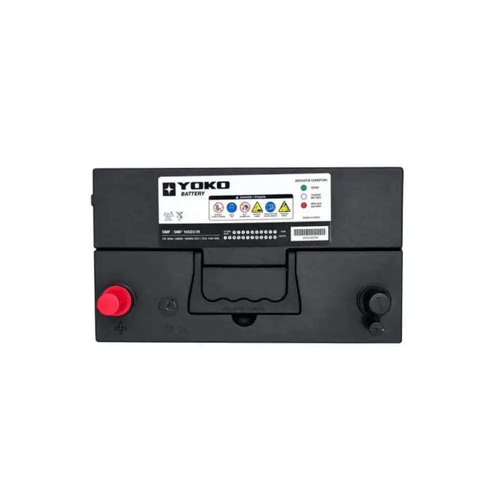 Bateria 90amp cca 750 positivo izquierdo yoko 2