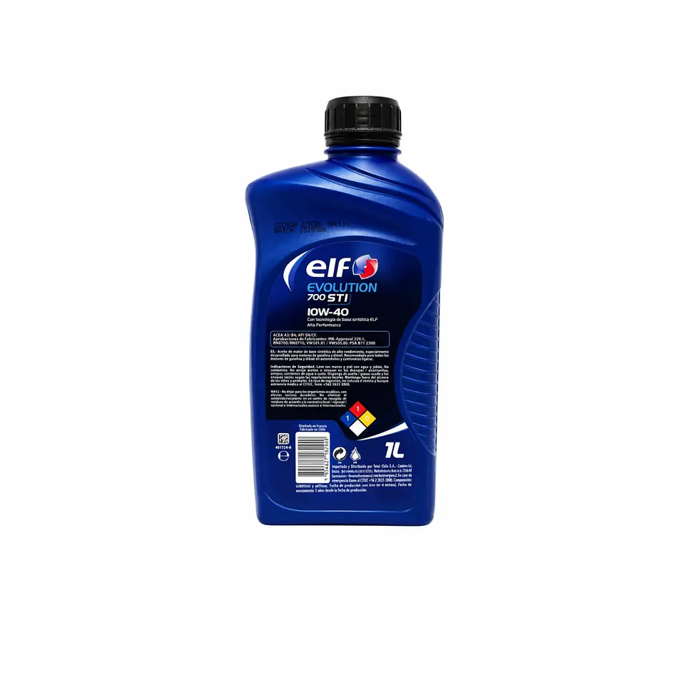 Aceite 10w40 semi-sintetico elf 1l 2