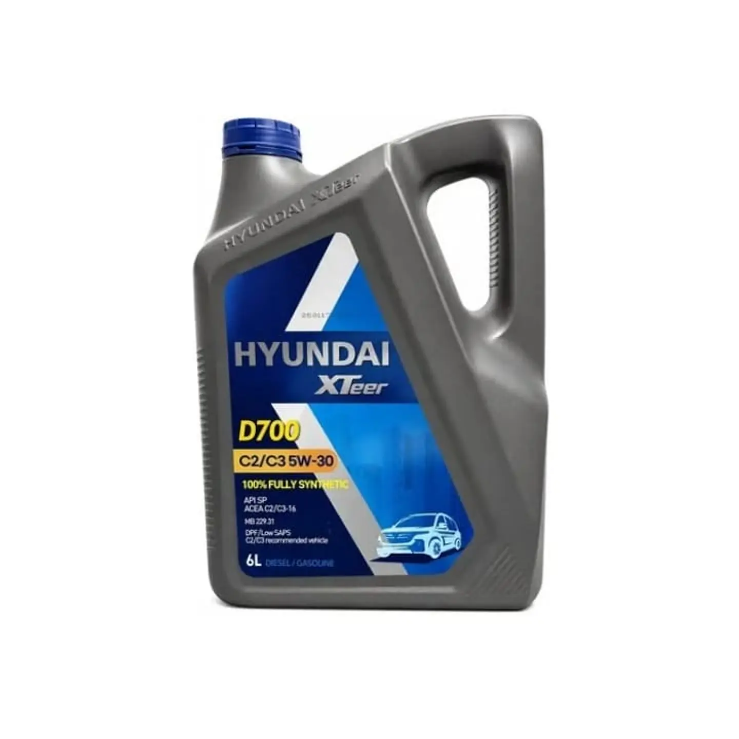 Aceite 5w30 hyundai diesel ultra sintetico dpf sn 6l 1