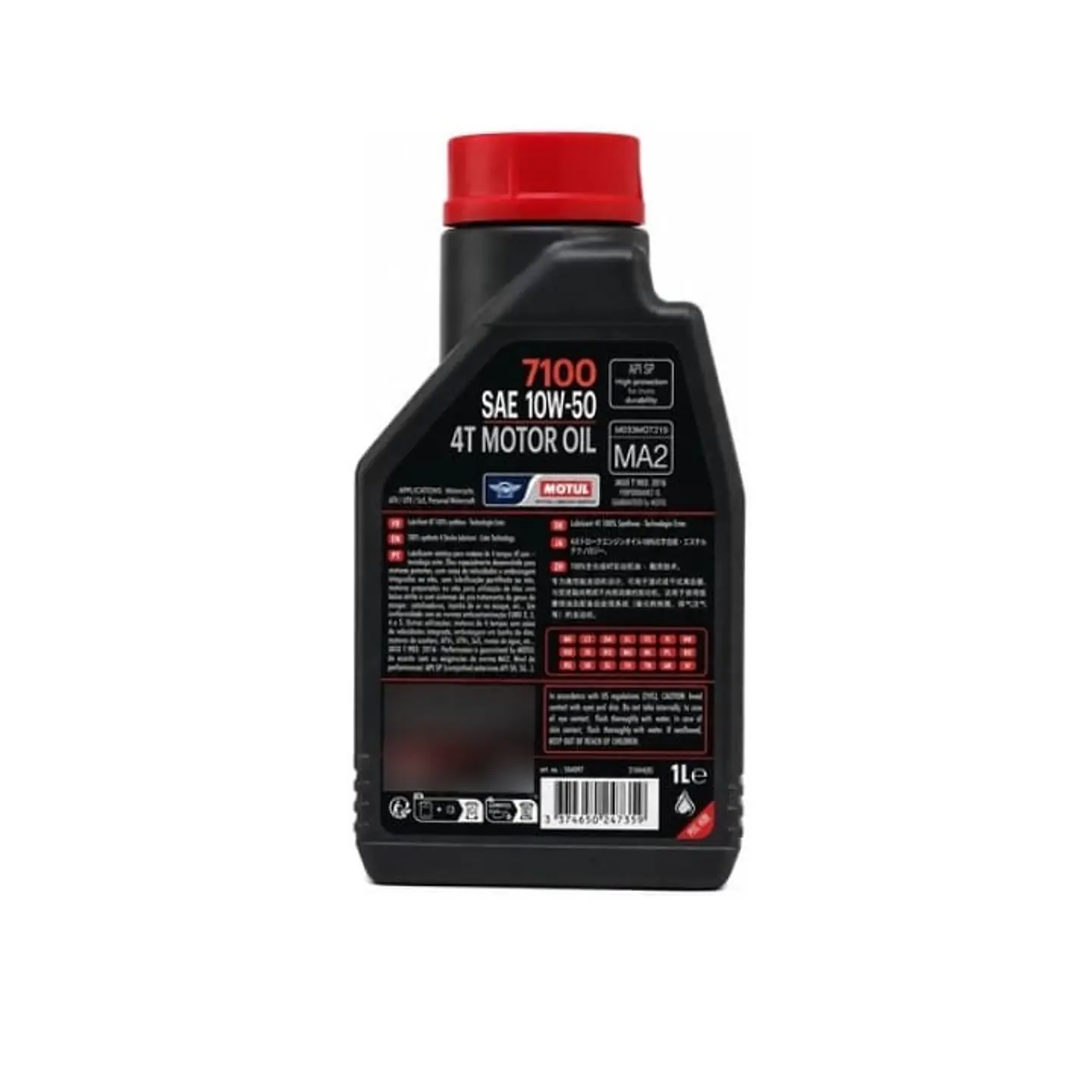 Aceite de moto 10w50 4t 7100 motul 1l 2