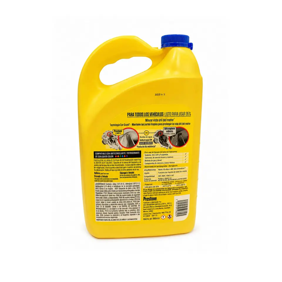 Refigerante Prestone 35% 2