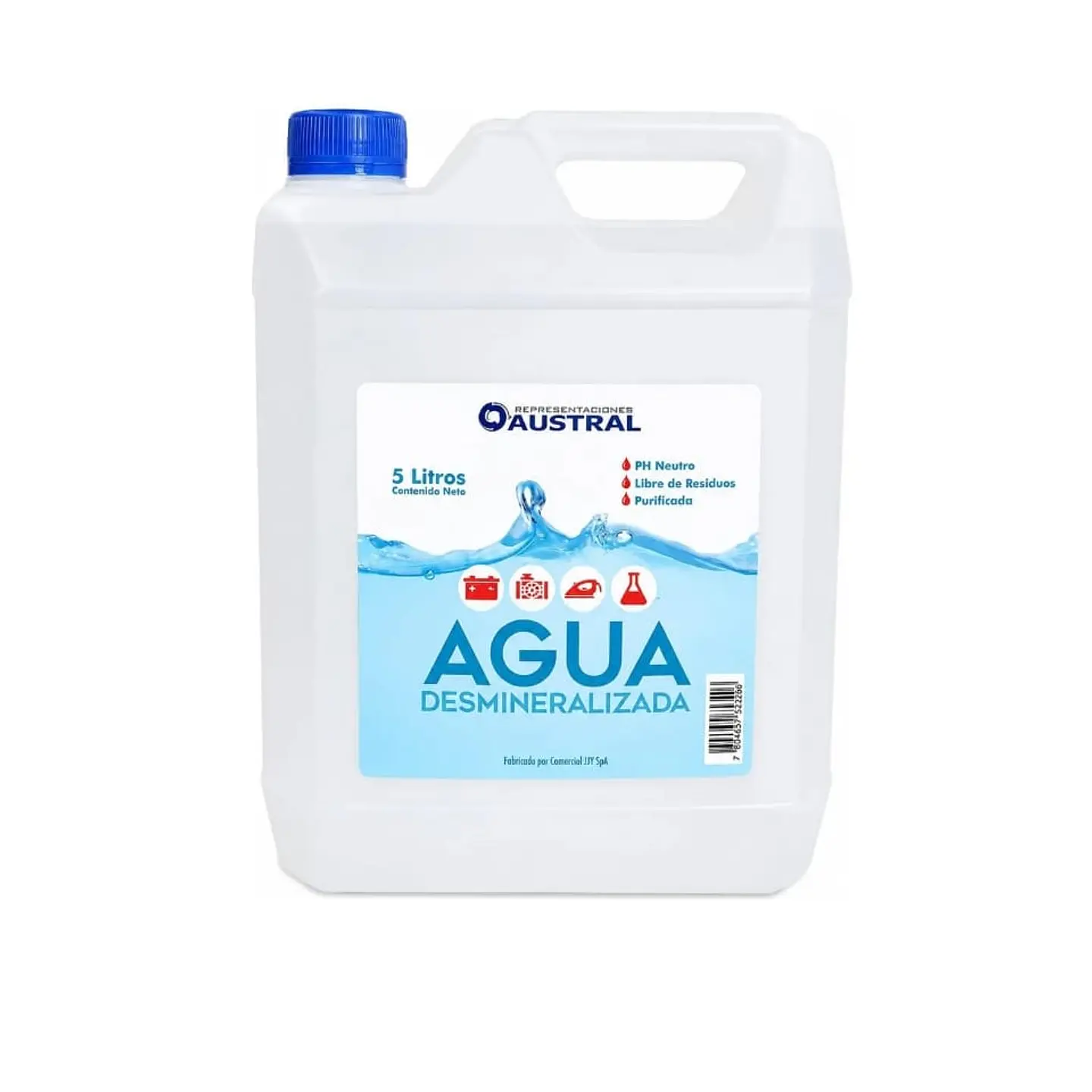 Agua Desmineralizada Auto 5lts 1