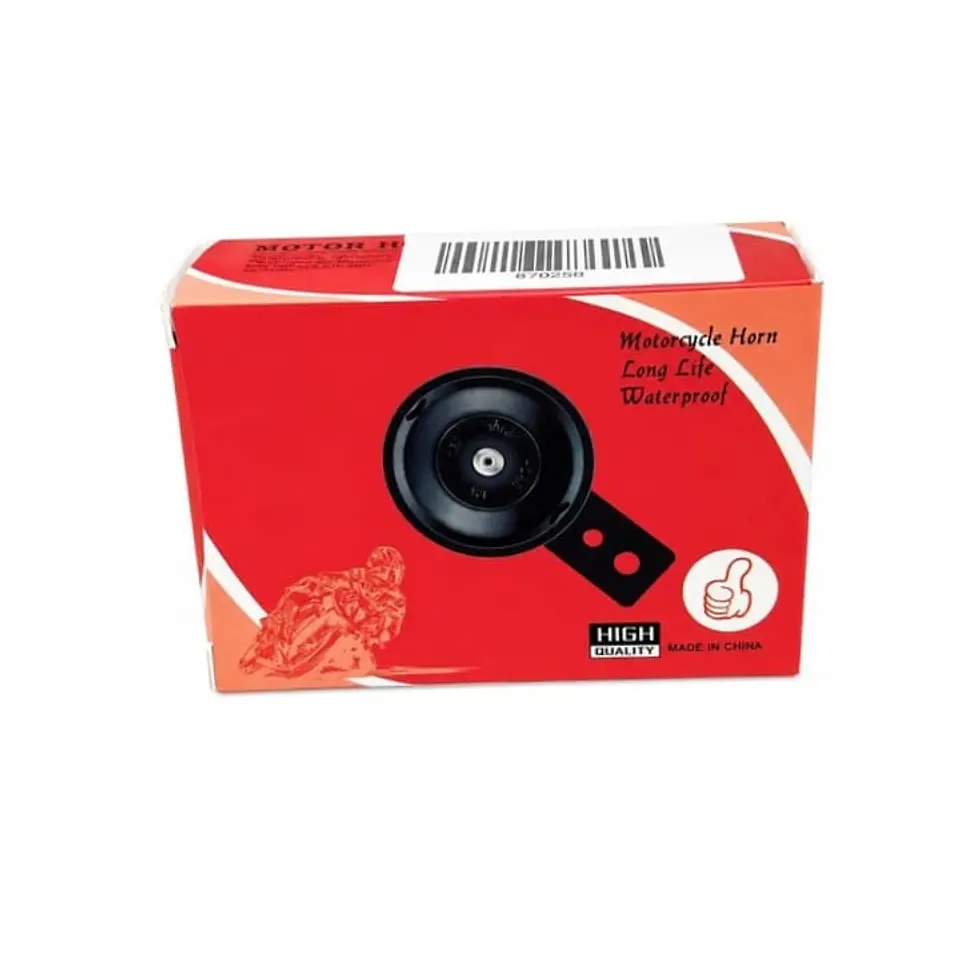 Bocina plato negro 12v 3