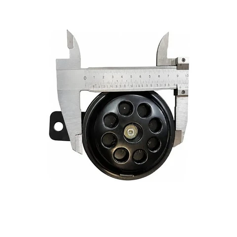 Bocina plato negro 12v