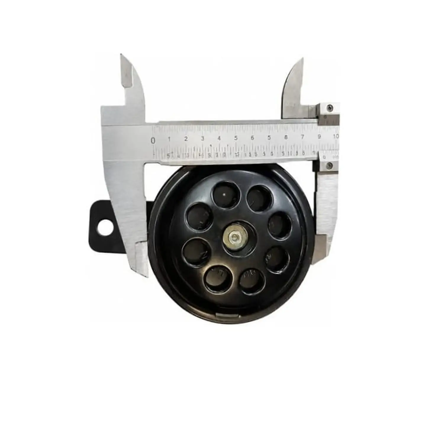 Bocina plato negro 12v 2