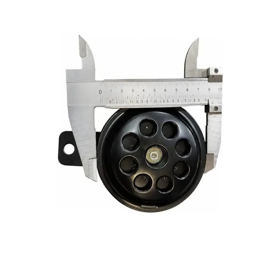 Bocina plato negro 12v 2