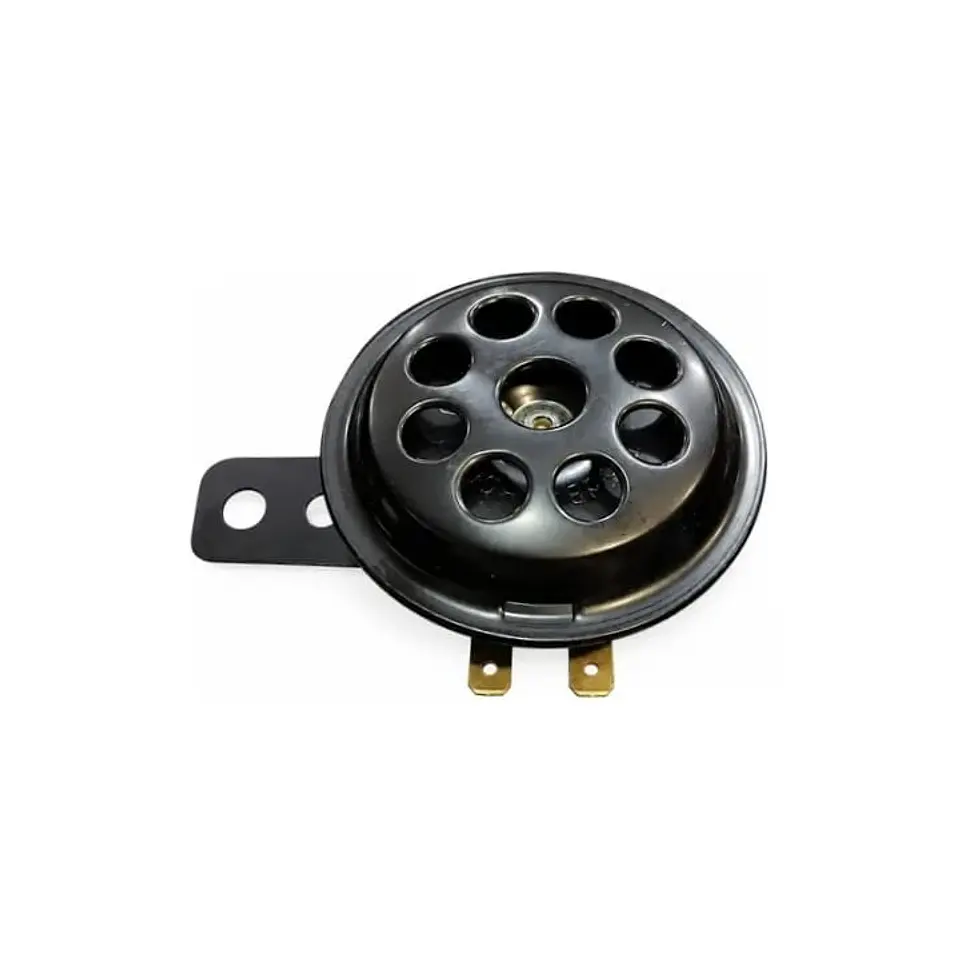 Bocina plato negro 12v 1