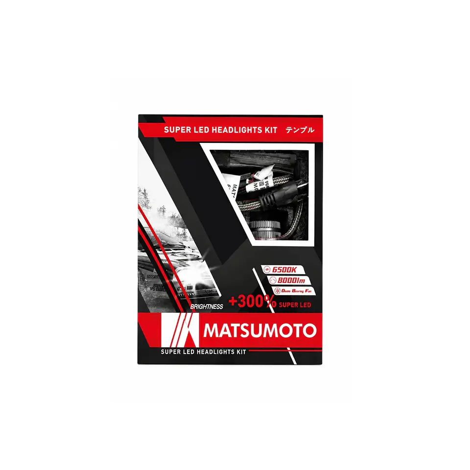 KIT LED H7 8000LM MATSUMOTO 1