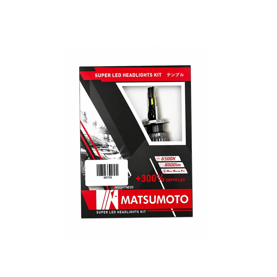 KIT LED H4 L18 8000LM MATSUMOTO 1