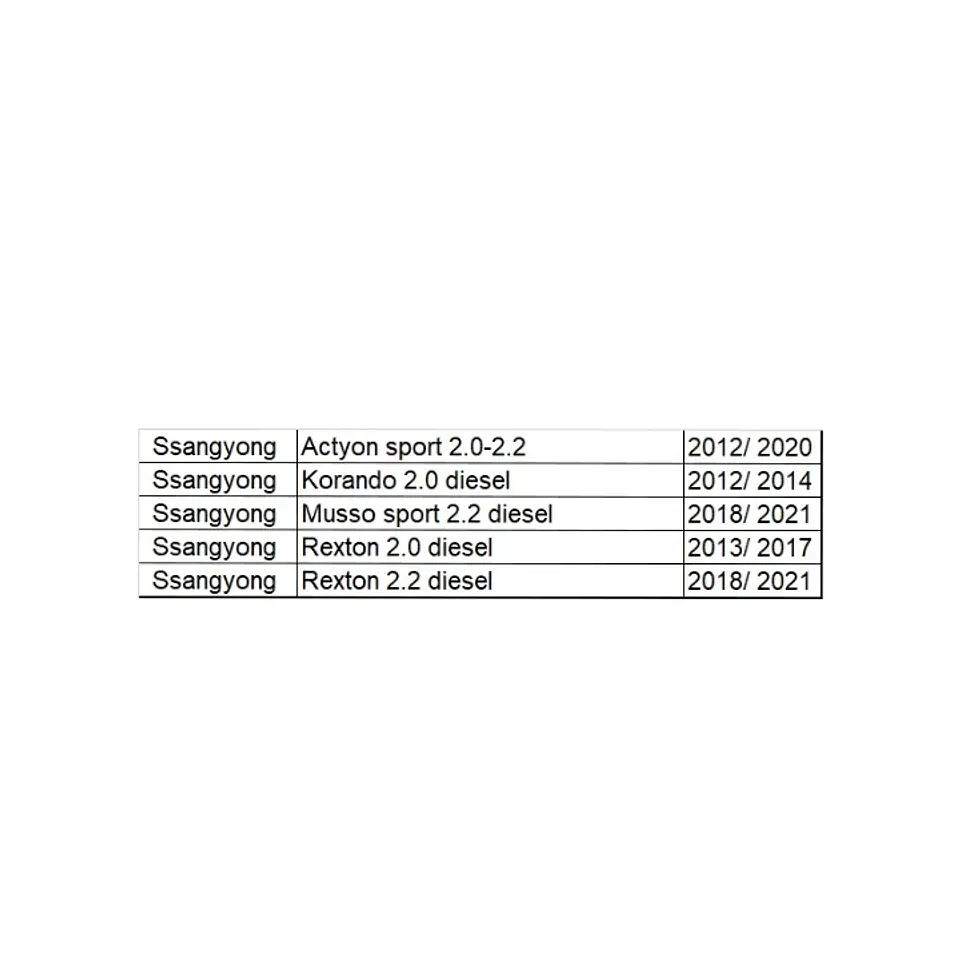 FILTRO DE COMBUSTIBLE SSANGONG 6