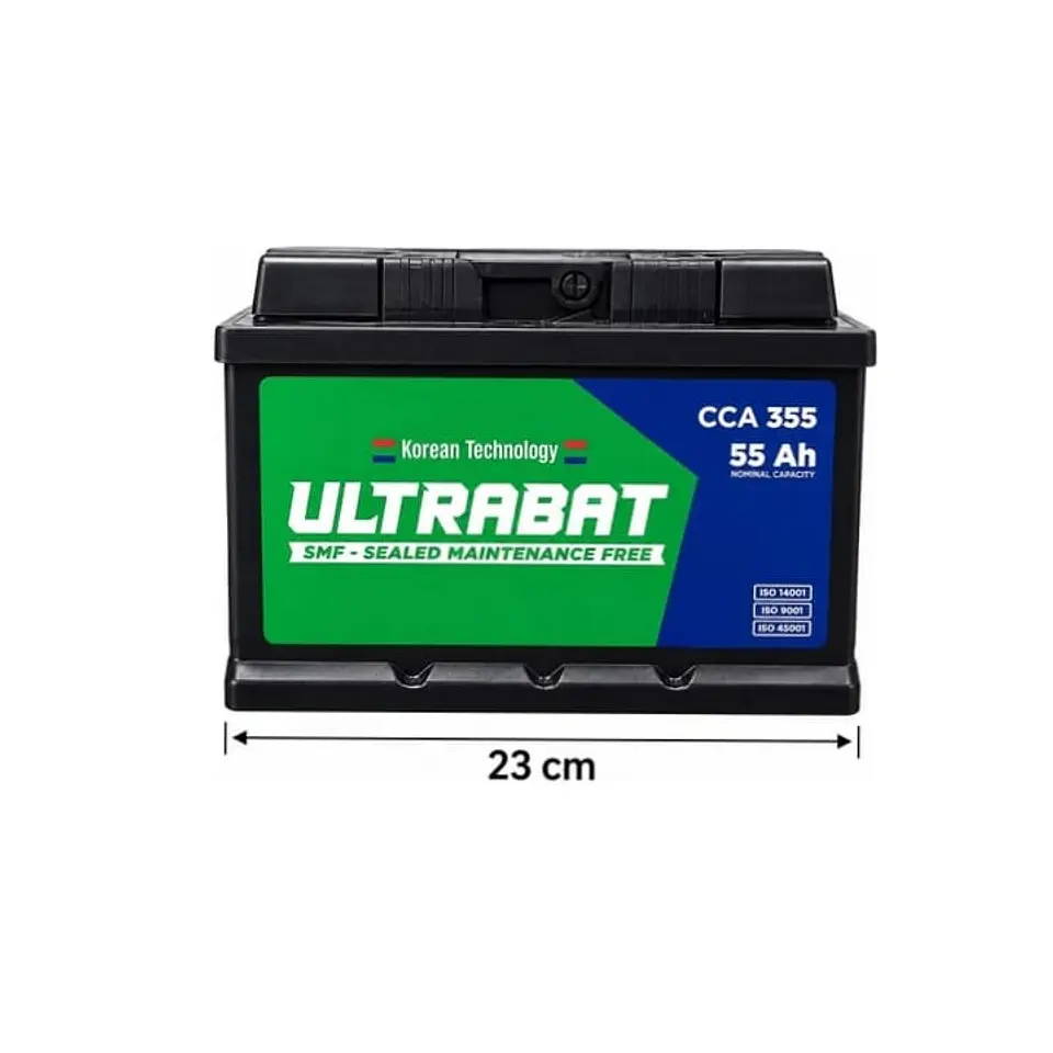 BATERIA 55AMP CCA 355 POSITIVO DERECHO  4