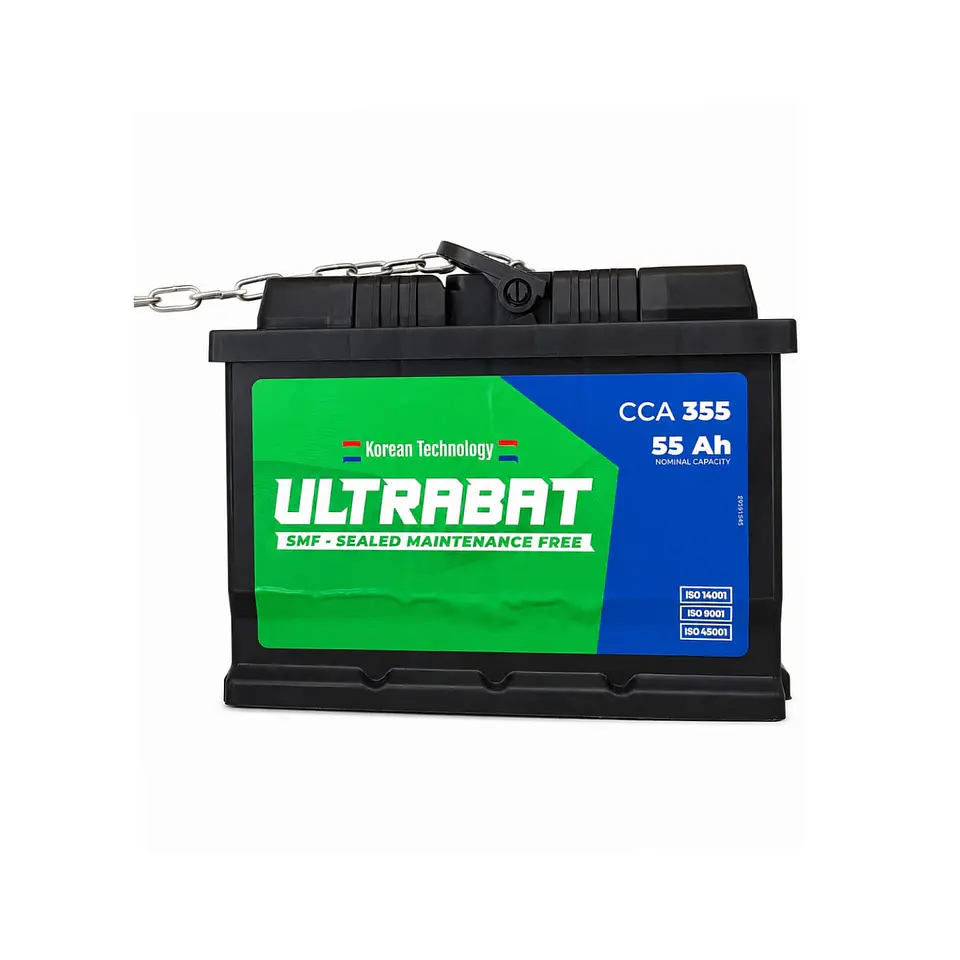 BATERIA 55AMP CCA 355 POSITIVO DERECHO  1
