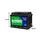 BATERIA 55AMP CCA 355 POSITIVO DERECHO  - Miniatura 3