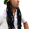 Gorro de malha com Dreadlocks, pelos Rasta Bob Marley, Rastafari